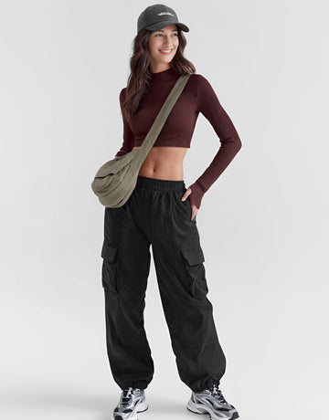 Casual Straight Leg Pants Full Length Fit Mid Waist Autumn Fashion Women's Bottom Wear Comfortable Loose Trousers