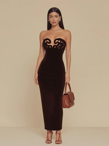 Casual Sleeveless Tight Fit Dress Autumn Mid-Length Gown Style Comfortable Breathable Fashionable Women's Skirt Dress