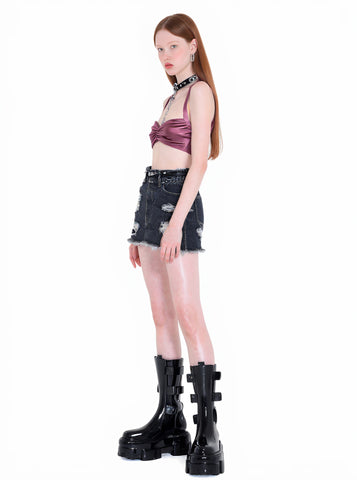 Casual Regular-Length Women's Sling Top for Autumn Comfortable Fashionable Strapless Top Ideal for Everyday Wear