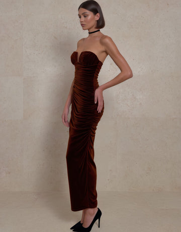 Casual Mid-Length Wrap Dress Without Sleeves Tight Fit Skirt Style Women's Fashion Autumn Dress Casual Style Dresses