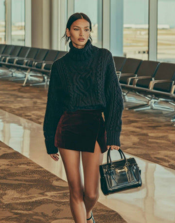 Loose Fit Winter Sweater Long Sleeve Round Neck Casual Style Straight Sleeve Length Regular Coat For Women