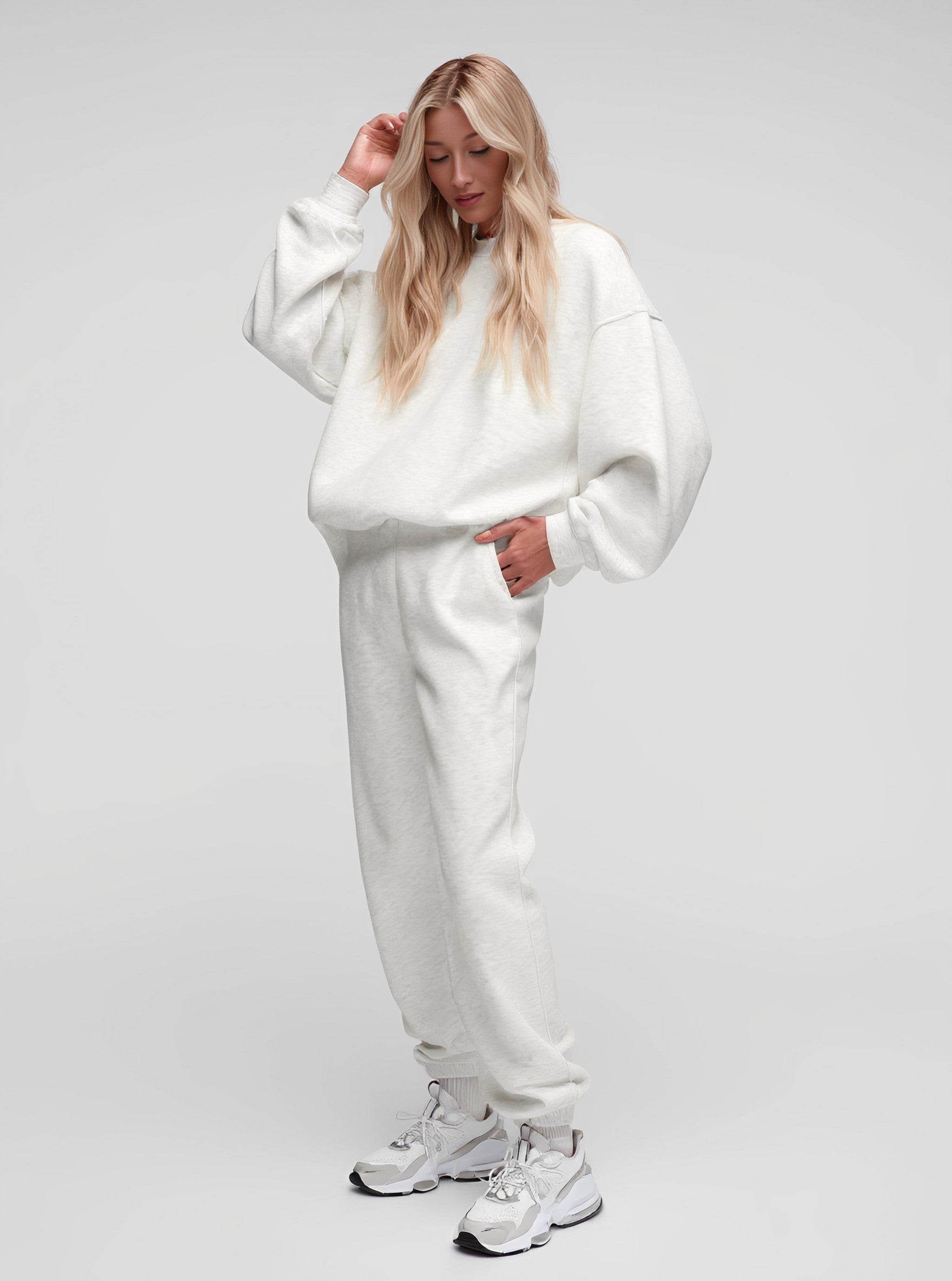 Autumn Winter Casual Fit Suit Trousers Women's Fashion Ensemble Long Pants Set Comfortable Style For Business And Leisure