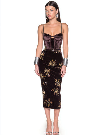 Summer Dress Casual Fit Midi Skirt Style Sleeveless Gown For Women Fashionable Mid-Length Casual Wear