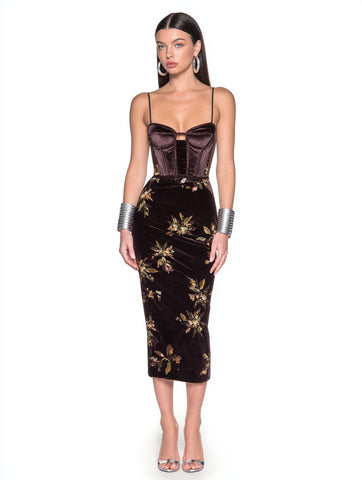 Summer Dress Casual Fit Midi Skirt Style Sleeveless Gown For Women Fashionable Mid-Length Casual Wear