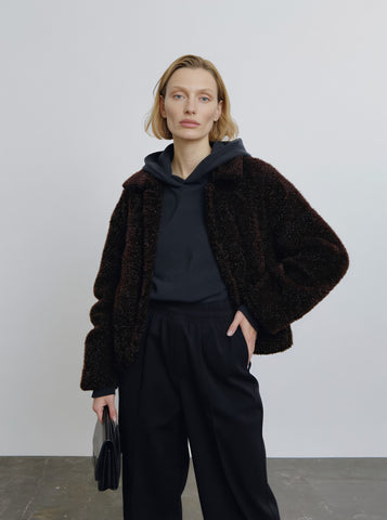 Fur One Women's Casual Style Fur Coat Winter Clothes Integrated Leather And Fur Jacket