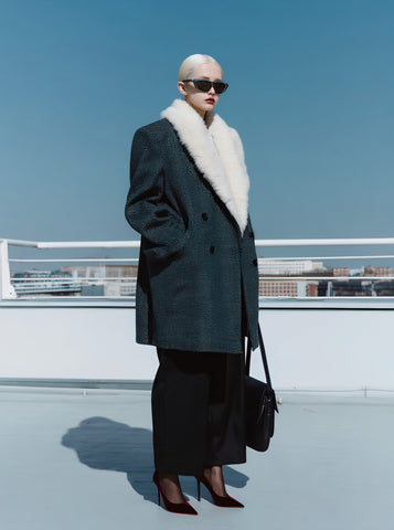 Casual Style Women's Coat Autumn Regular Length Top Fashion Outerwear for Ladies Comfortable Fit Casual Coat Double Breasted