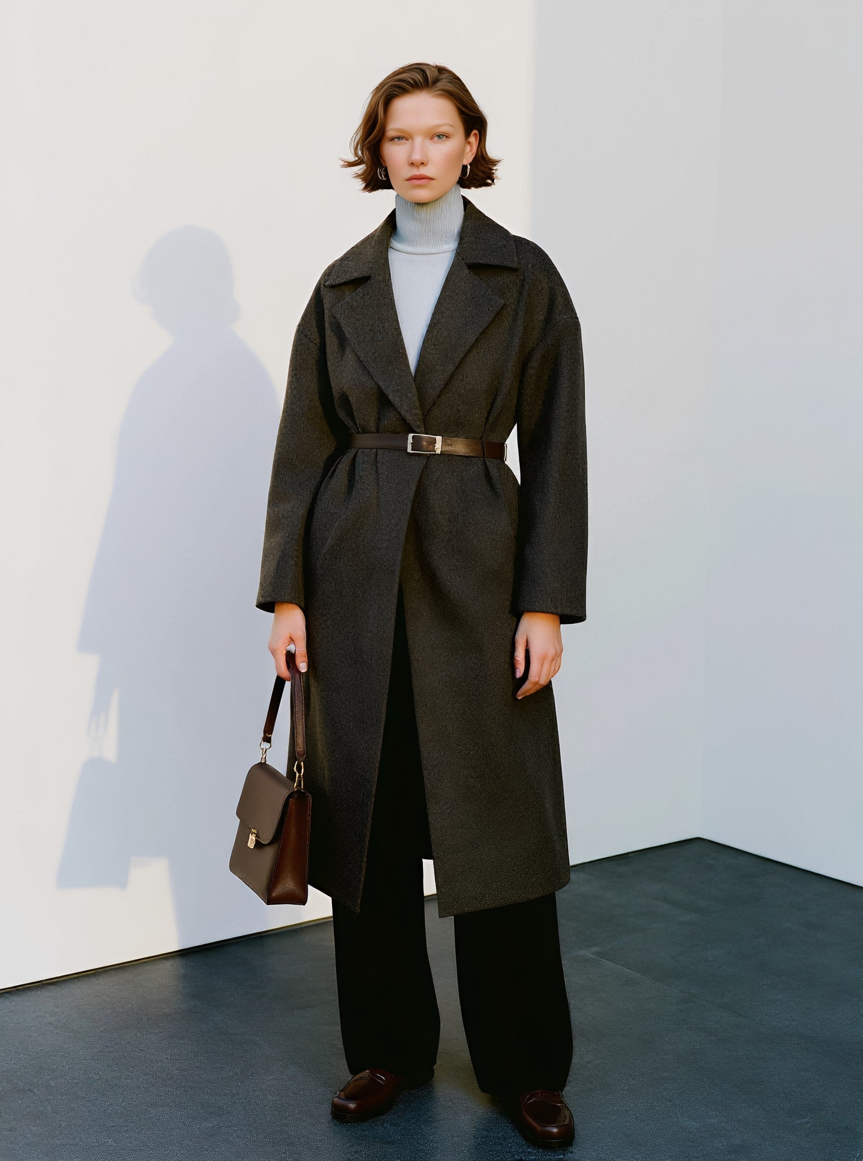 Casual Style Winter Coat Regular Length Top Women's Fashion Outerwear for Cold Weather Comfortable Fit Big Coat