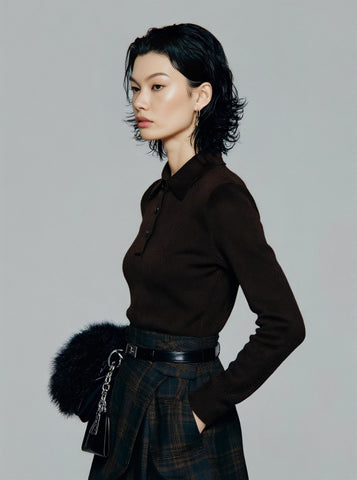 Winter Base Shirt Casual Style Women's Underwear Top Fashionable Comfortable Innerwear for Cold Weather