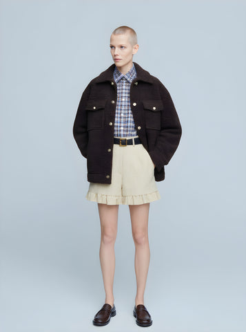 Women's Winter Jackets Autumn Winter Fashion 2025 Elegant Chic Plain Long Sleeve Turn-down Collar Casual Coats