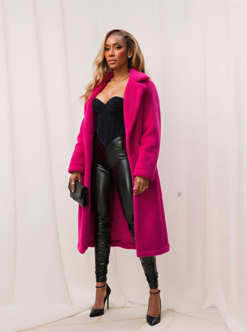 Fur One Women's Casual Style Fur Coat Autumn Winter Leather And Fur Integrated Jacket