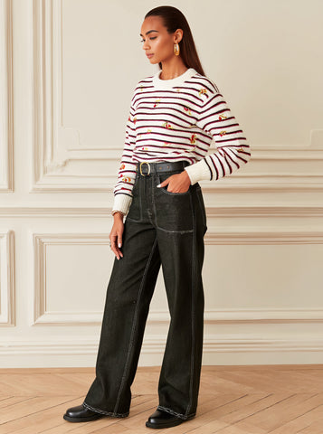 Casual Straight Leg Jeans Full Length Mid Waist Fit Comfortable Casual Style Women's Denim Trousers Autumn Fashion