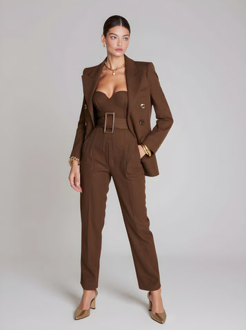 Autumn Blazers 2025 Women's Decent Minimalism Plain Long Sleeve Shawl Collar Button Office Lady Blazers