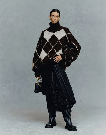 Loose Fit Long Sleeve High Collar Straight Tube Sweater Winter Casual Wear Regular Length Women's Top Fashion Clothes