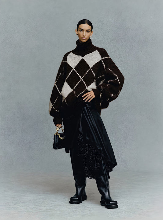 Loose Fit Long Sleeve High Collar Straight Tube Sweater Winter Casual Wear Regular Length Women's Top Fashion Clothes