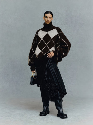 Loose Fit Long Sleeve High Collar Straight Tube Sweater Winter Casual Wear Regular Length Women's Top Fashion Clothes