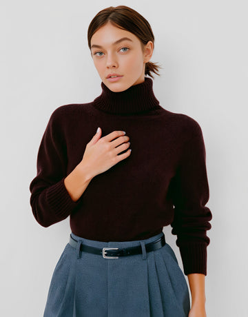 Winter Sweater Casual Tight Long Sleeve High Collar Straight Sleeve Length Regular Women's Top Fashion Clothes