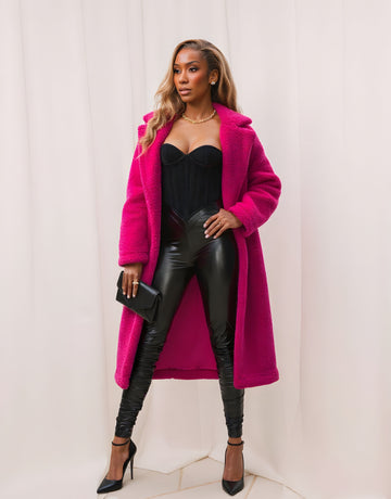 Fur One Women's Casual Style Fur Coat Autumn Winter Leather And Fur Integrated Jacket