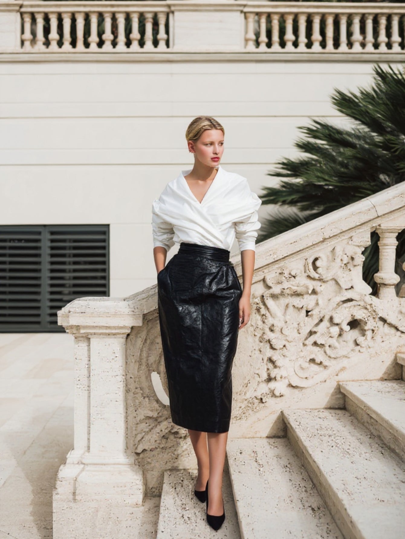 Women's Autumn Skirts Basics High Street High Waist Midi Wrap Long Casual Skirts