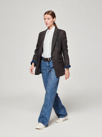 Women's Blazers Autumn Winter Fashion Daily 2025 Stylish Elegant Plain Long Sleeve Lapel Blazers