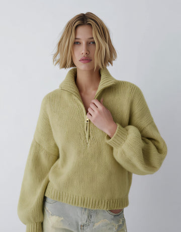 Winter Sweater Casual Fit Long Sleeve Straight Tube Cuff Collar Top Women's Fashion Comfortable Warm Knitwear