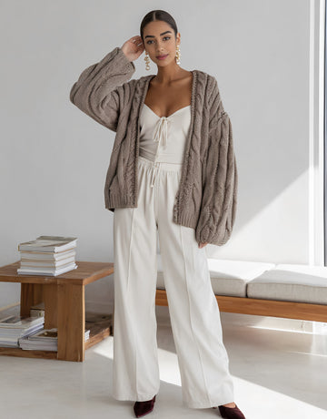 Loose Straight Leg Pants Casual Full Length Trousers Mid Waist Women's Fashion Autumn Clothing