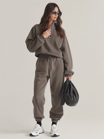 Loose Fit Autumn Winter Casual Suit Trousers Set Comfortable Fashion Women's Long Pants Ensemble For Fall And Winter Seasons