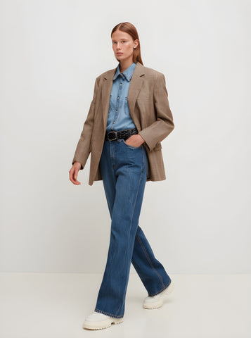 Women's Blazers Autumn Winter Fashion Daily 2025 Elegant Buttoned Plain Long Sleeve Lapel Casual Blazers