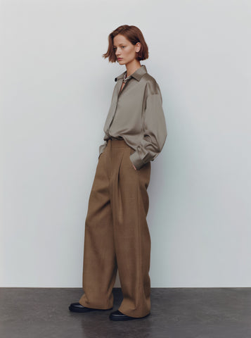 Loose Straight Leg Pants Casual Full Length Trousers Mid Waist Women's Autumn Fashion Comfortable Fit Long Pants