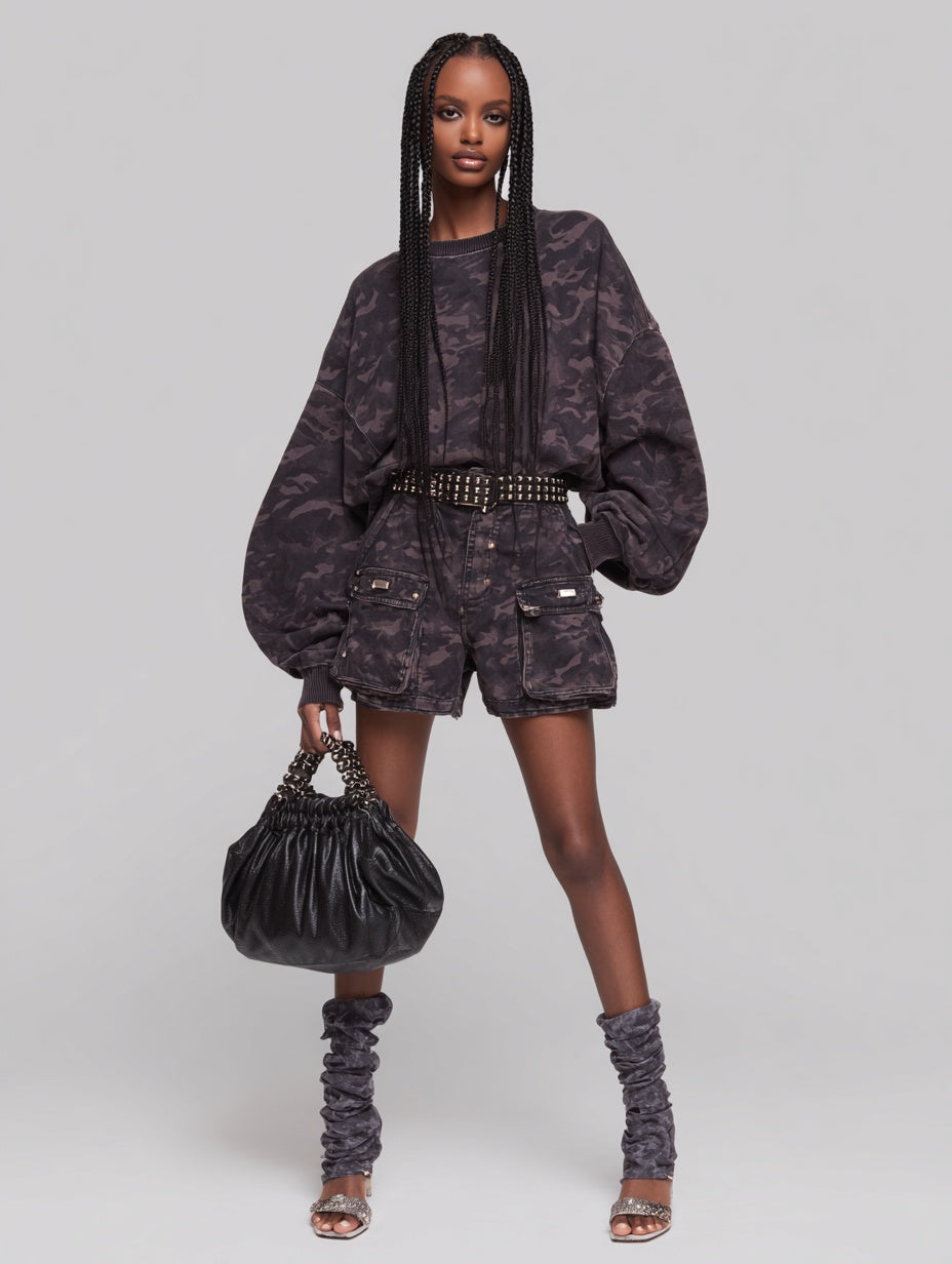 Women's Hoodies Summer Fashion Daily 2025 Stylish Chic Printed Long Sleeve Round Neck High Street Hoodies