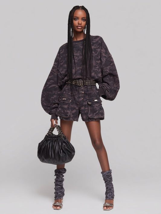 Women's Hoodies Summer Fashion Daily 2025 Stylish Chic Printed Long Sleeve Round Neck High Street Hoodies