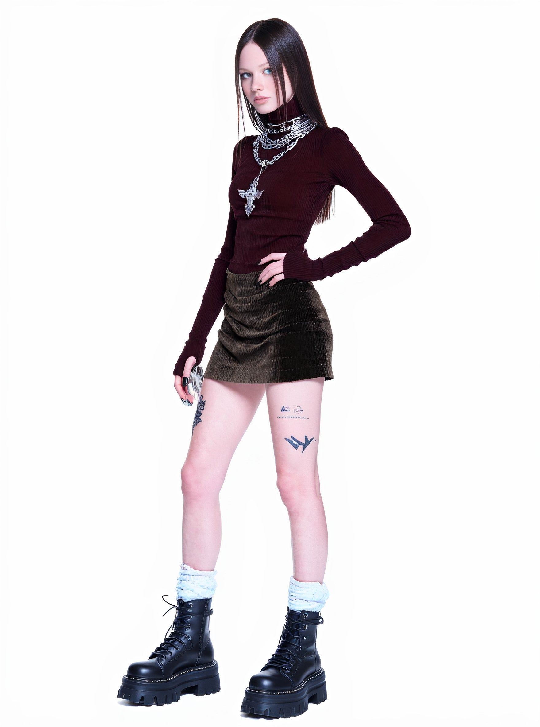 Autumn Long Sleeve T-Shirt Casual Straight Sleeve Top Regular Length Women's Fashionable Tee Comfortable Breathable Shirt