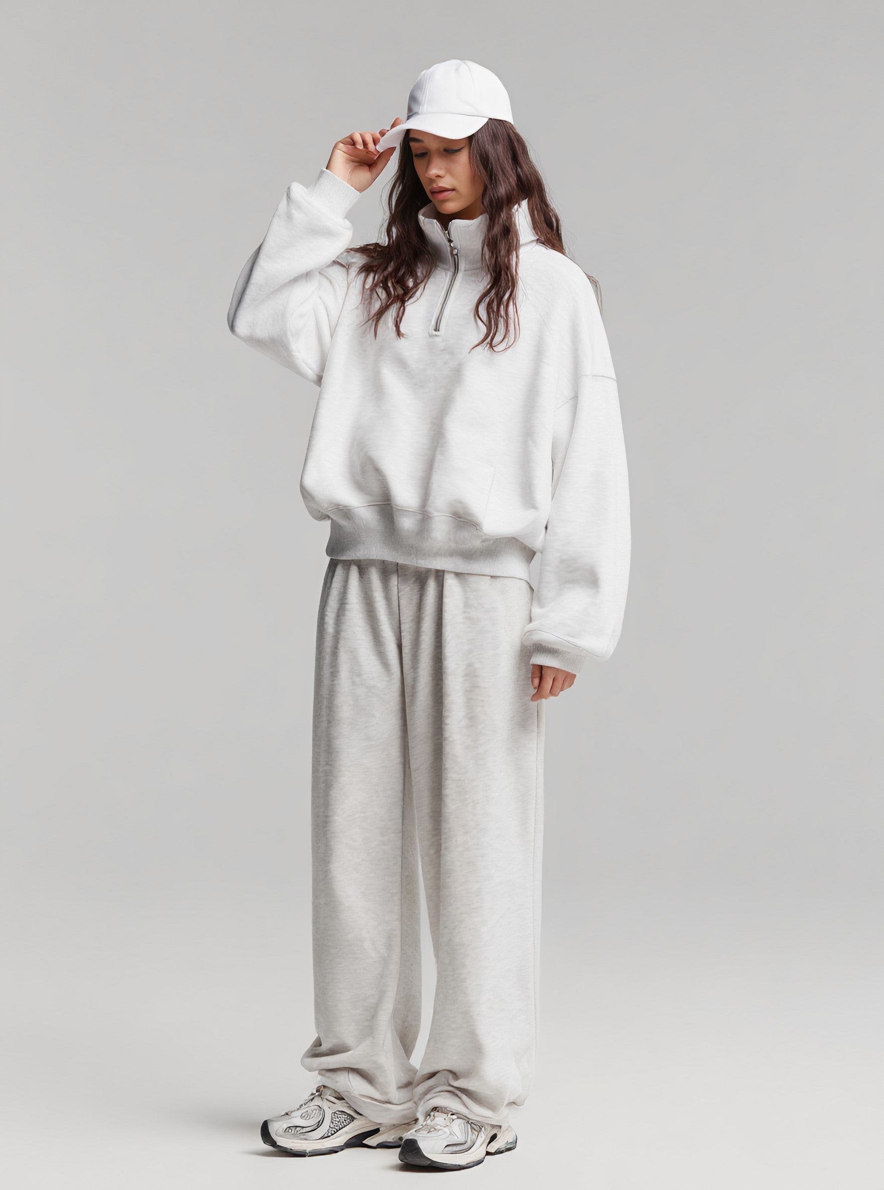 Autumn Winter Casual Fit Suit Trousers Women's Fashion Ensemble Long Pants Set Comfortable Style Clothing