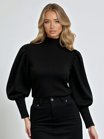 Half Turtleneck Sweater Slim Fit Knitted Top for Women Autumn Winter Inner Wear Pullover Outer Wear European Style Wholesale