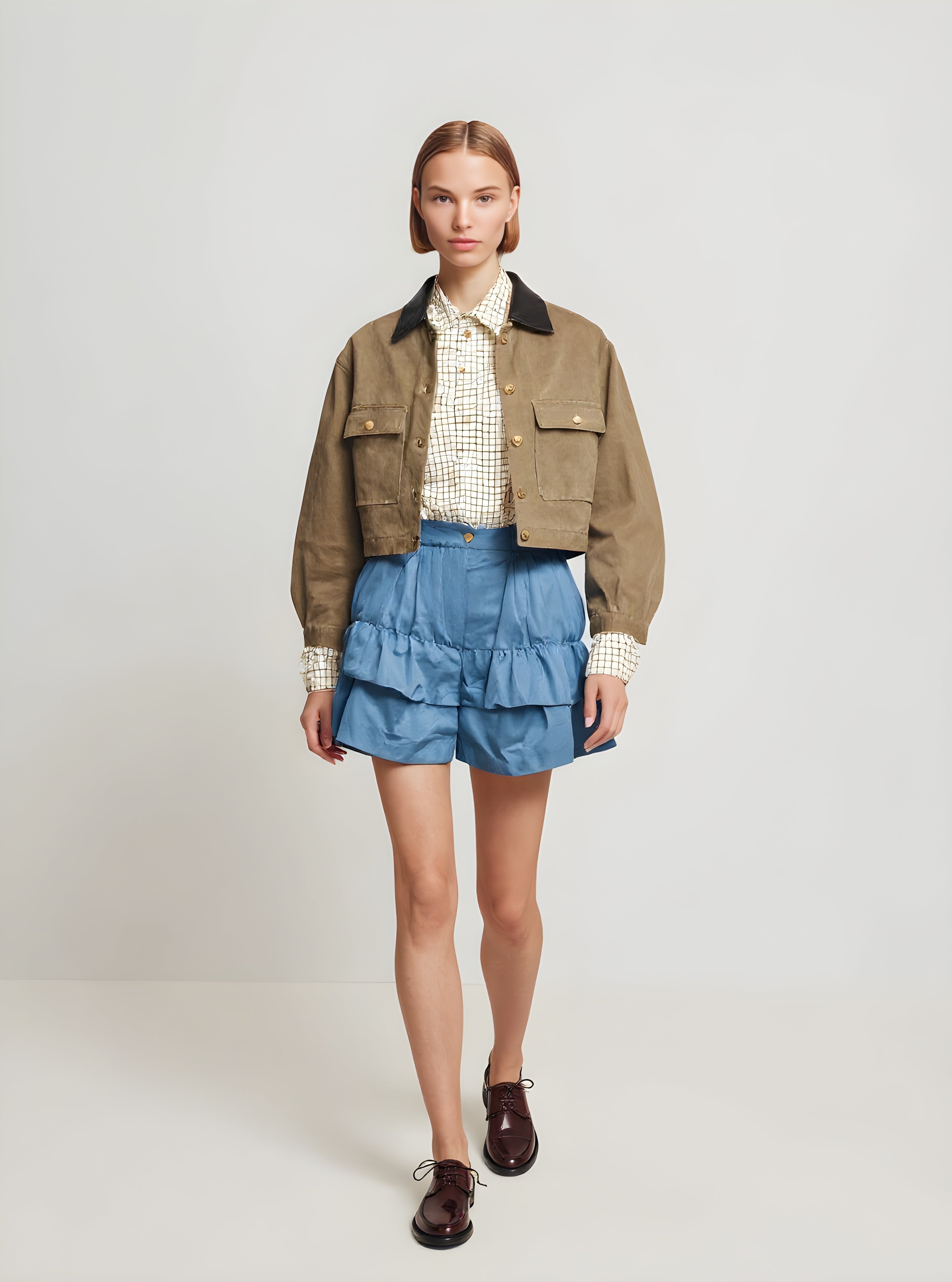 Women's Lightweight Jackets Summer Plain 2025 Buttoned Cut-Out Long Sleeve Turned Collar Casual Lightweight Jackets