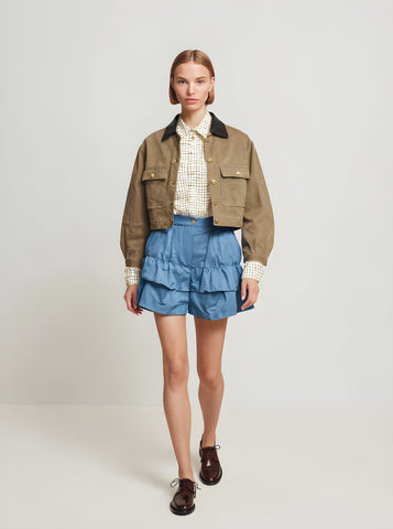 Women's Lightweight Jackets Summer Plain 2025 Buttoned Cut-Out Long Sleeve Turned Collar Casual Lightweight Jackets