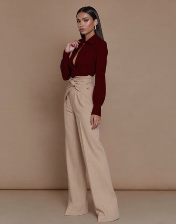 Casual Straight Leg Pants Full Length Fit Mid Waist Autumn Fashion Women's Bottom Wear Comfortable Loose Trousers