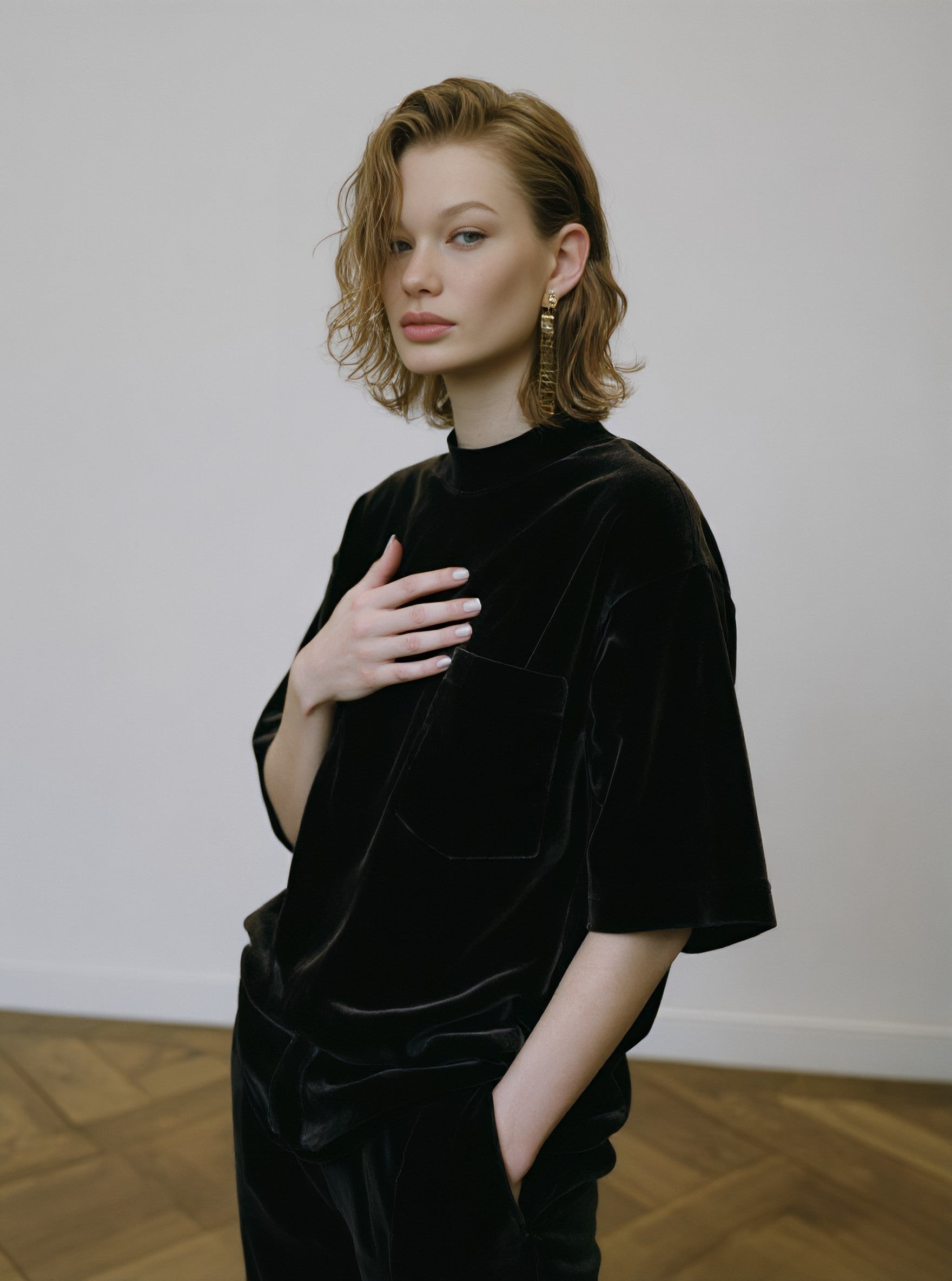 Autumn Streetwear T-Shirt Short Sleeve Straight Sleeve Casual Style Regular Length Women's Top Fashion Comfortable Cotton Tee