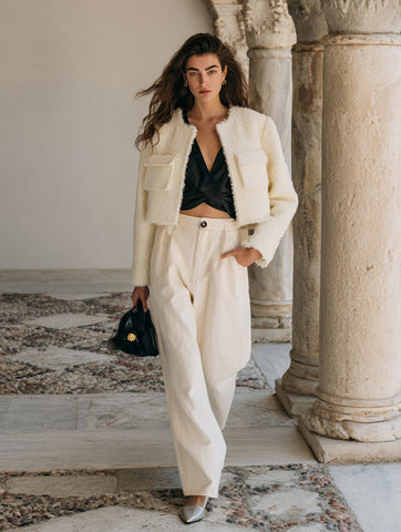 Women's Pants 2025 All Season Fashion Simple Office Lady Solid Color Natural Waist Full Length Casual Straight Pants