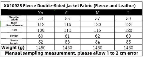 Women's Double-Sided Fleece Jacket Coat European American Style Winter Fashion Trend Personality Top Outerwear