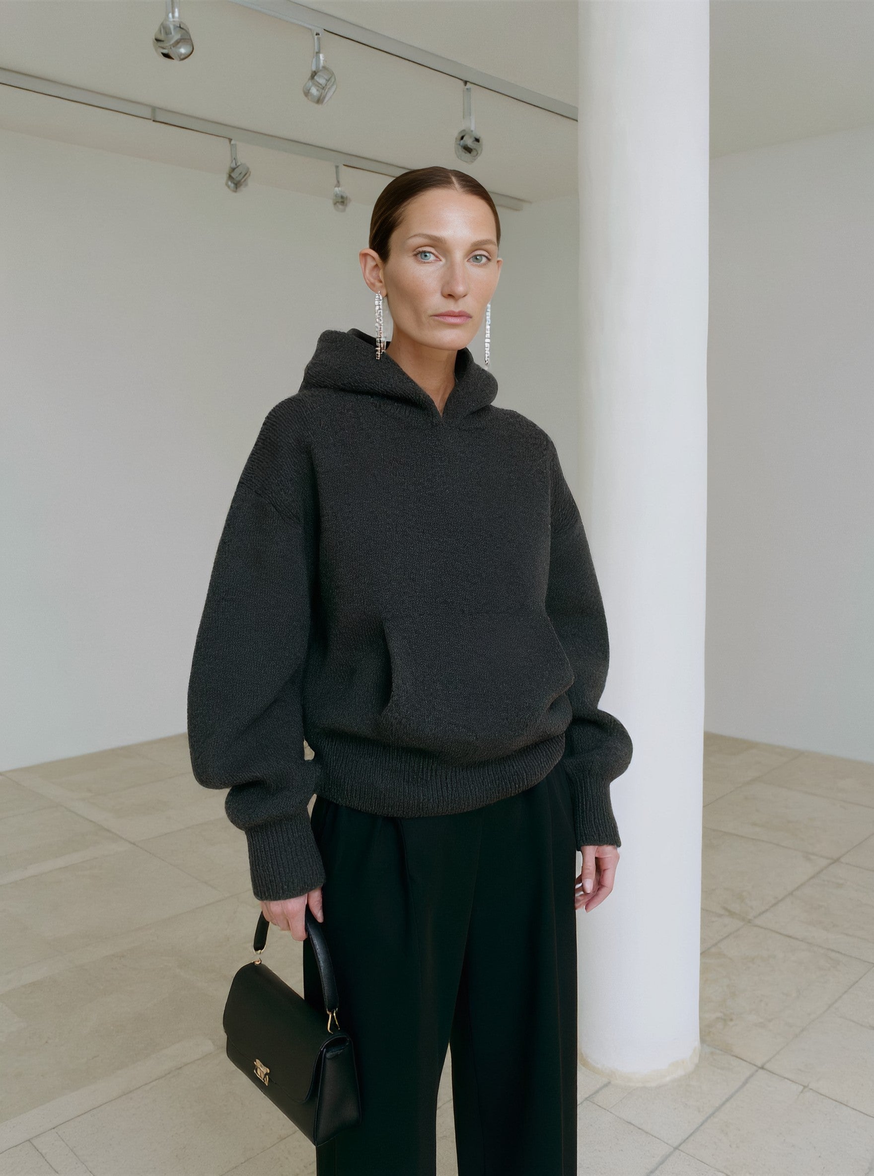 Loose Fit Straight Sleeve Hoodie Autumn Casual Style Women's Sweatshirt Comfortable Streetwear Fashion Upper Apparel