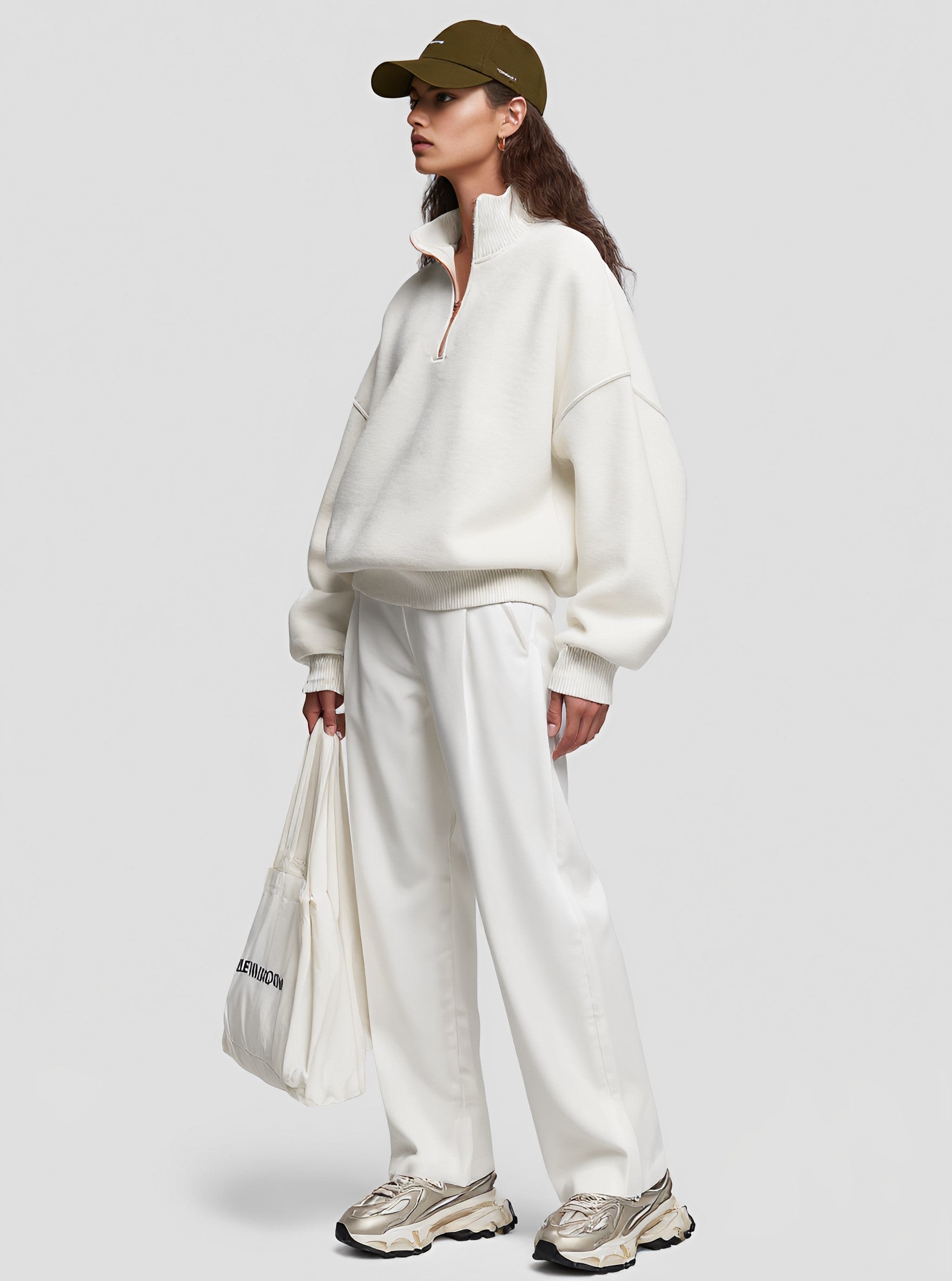 Autumn Winter Casual Fit Suit Trousers Women's Fashion Ensemble Long Pants Set Comfortable Style for Casual Occasions