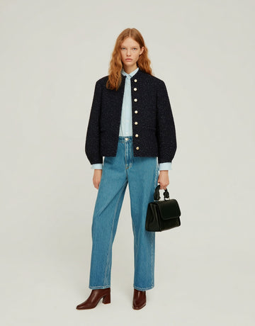 Women's Winter Jackets Autumn Winter Fashion Daily 2025 Buttoned Wilderness Plain Long Sleeve Round Neck Casual Coats