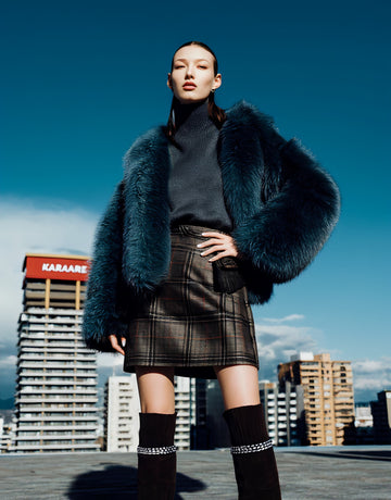 Casual Plush Coat Autumn Style Women's Fashion Top Class Fluffy Outerwear Comfortable Loose Fit Outerwear