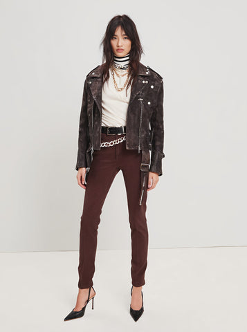 Women's Casual Leather Coat Winter Fashion Outerwear Stylish Warm Coat for Cold Weather