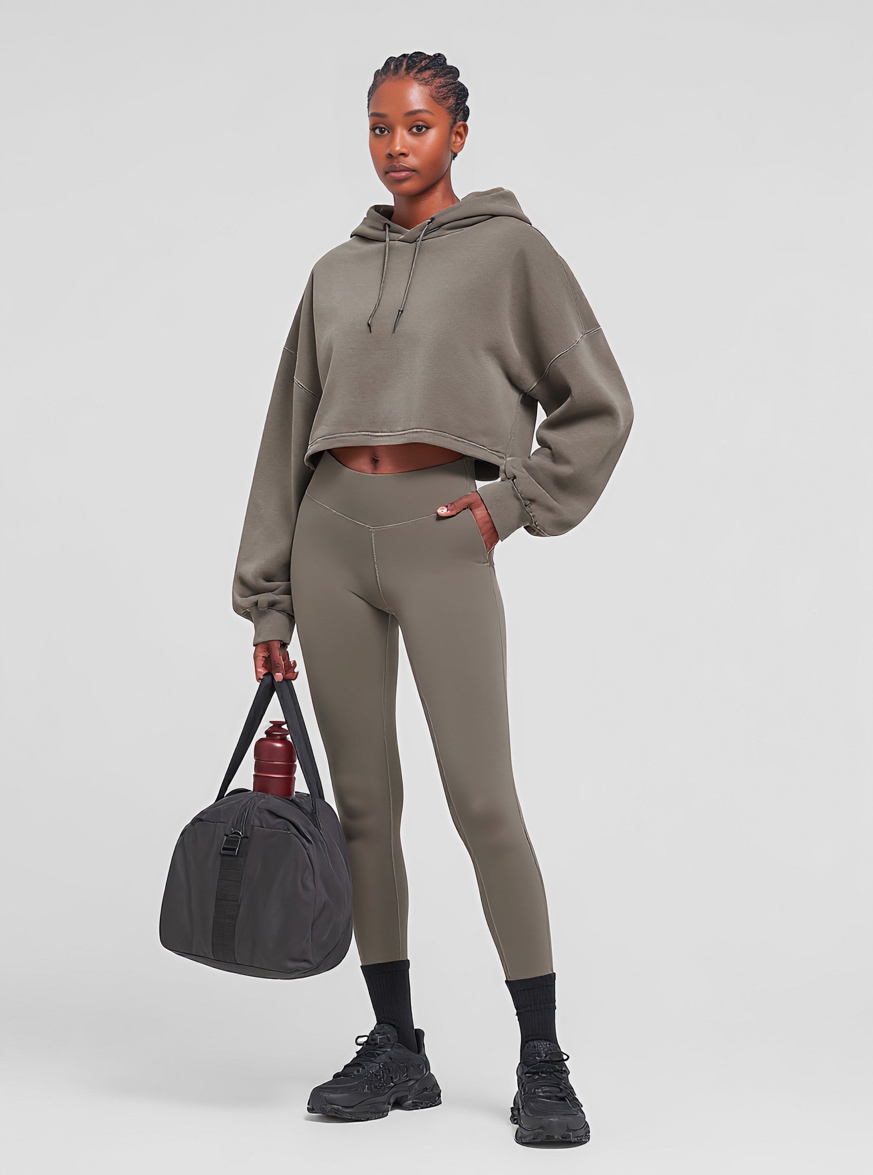 Autumn Winter Hoodie Casual Fit Straight Sleeve Style Comfortable Streetwear For Women Fashionable Top Quality Clothing