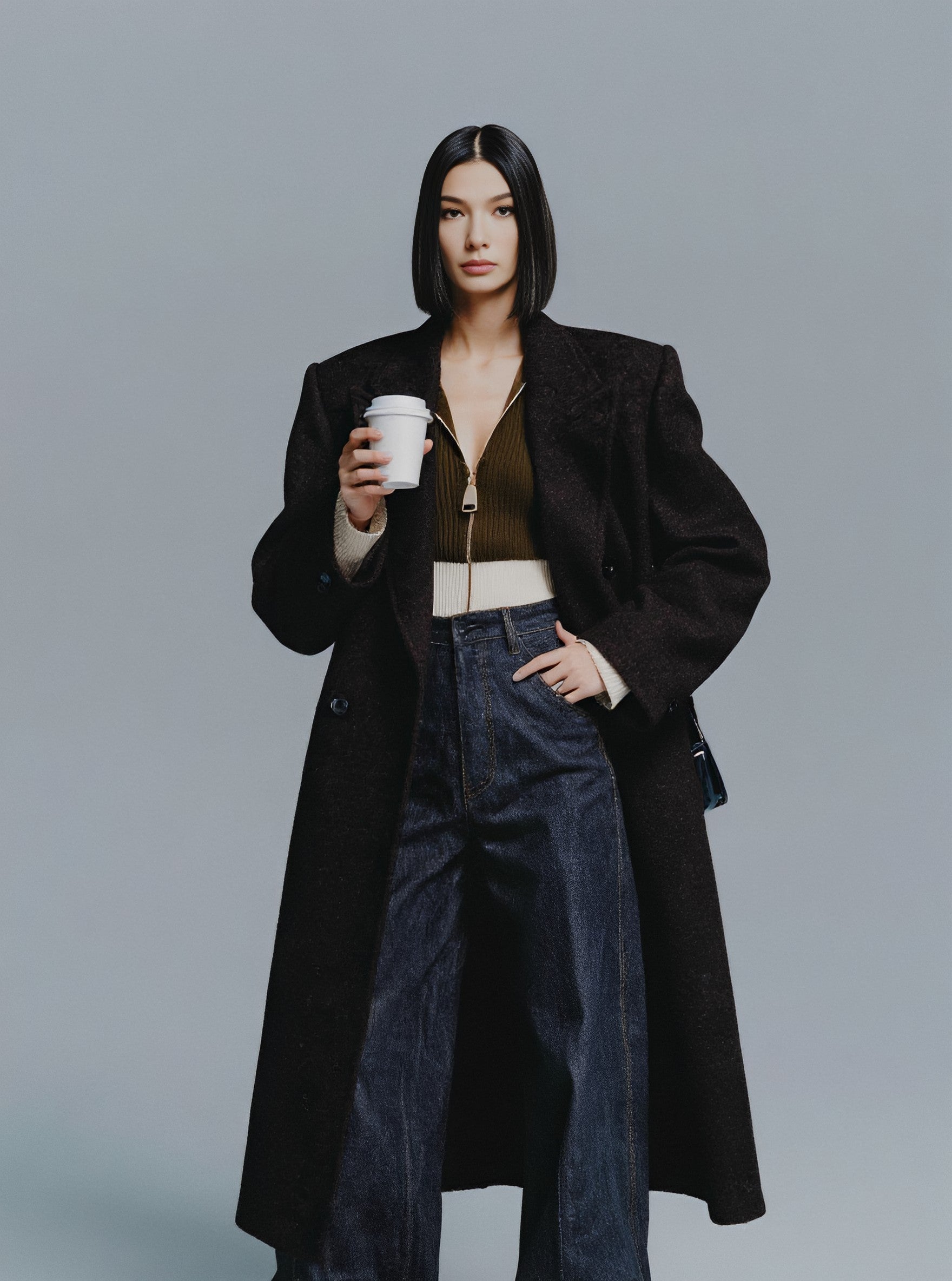 Casual Style Winter Coat Regular Length Top Women's Fashion Outerwear Comfortable Fit Classic Design For Cold Weather