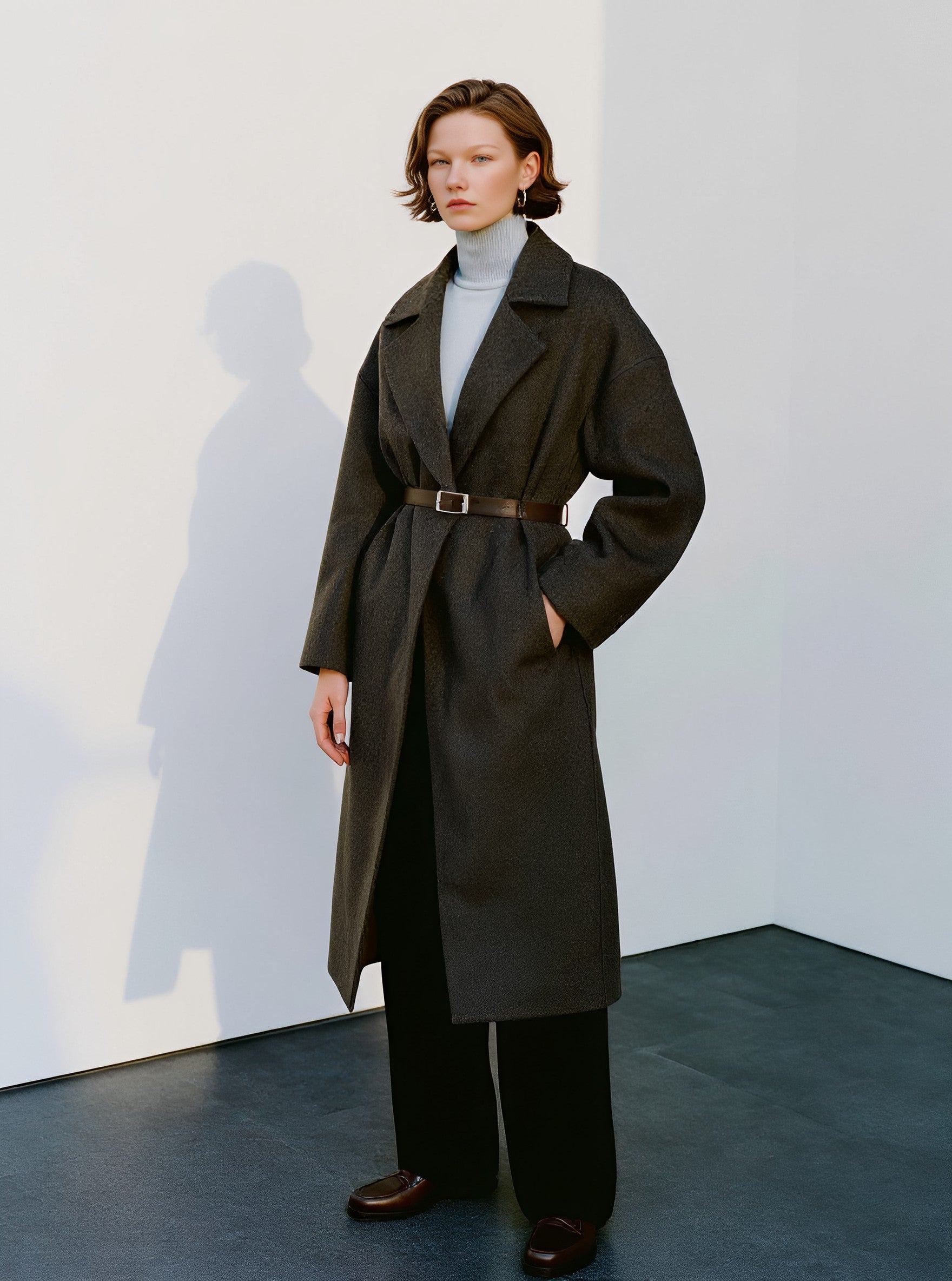 Casual Style Winter Coat Regular Length Top Women's Fashion Outerwear for Cold Weather Comfortable Fit Big Coat