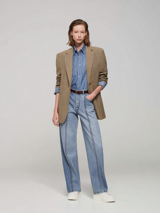 Women's Blazers Autumn Winter 2025 Elegant Stylish Plain Long Sleeve Lapel Casual Blazers