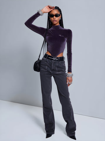 Women's T-Shirts Autumn Winter Fashion Daily 2025 Graceful Minimalist Plain Long Sleeve High Neck High Street T-Shirts