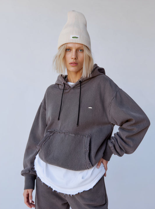 Loose Fit Straight Sleeve Hoodie Winter Clothes Casual Style Women's Top Fashionable Streetwear